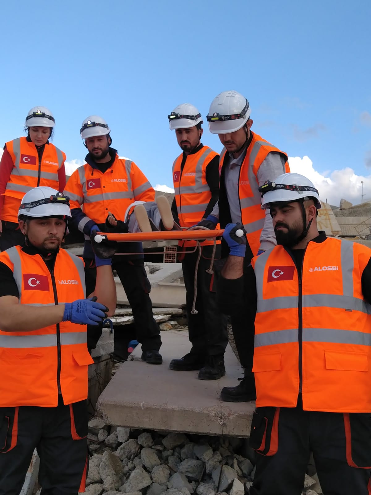 İlimiz Aliağa Organize Sanayi Bölgesi Arama Kurtarma Ekibi Hafif Seviye Ekip İncelemesi ve Akreditasyon Sınavı